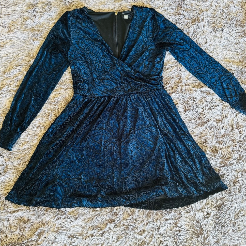 Tommy Hilfiger blue Fit Long Sleeve Dress